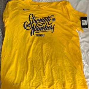 The Nike tee, warriors strength in numbers playoff shirt